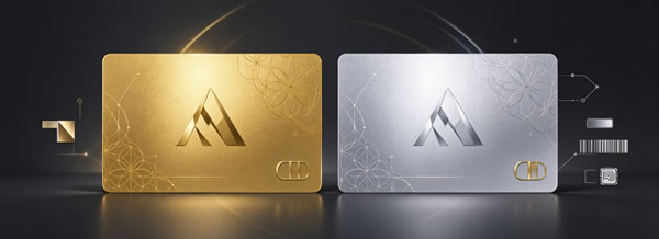 Metallic Gold/Silver Cards