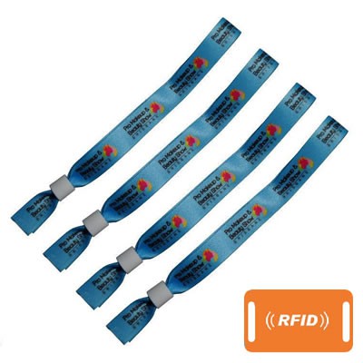 RFID Fabric Wristbands 1