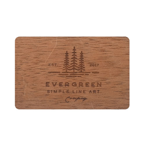 RFID Wooden Cards 2